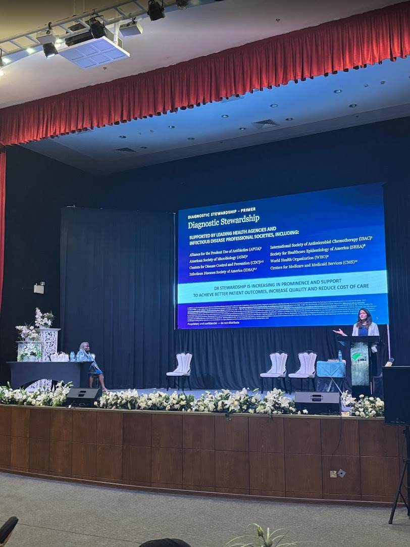 Dr. Ahuja presenting